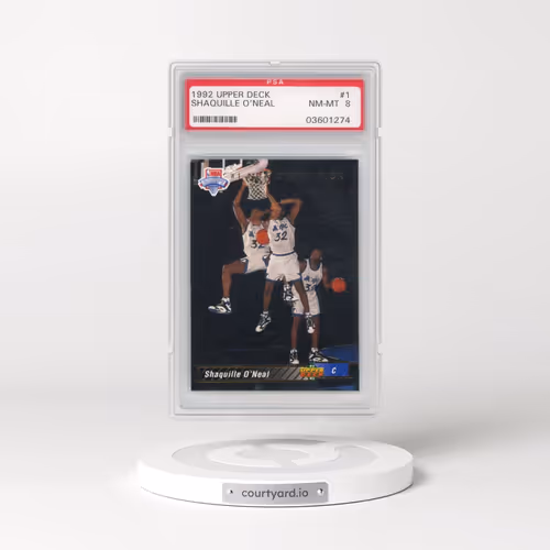 1992 Upper Deck #1 Shaquille O'Neal (PSA 8 NM-MT)