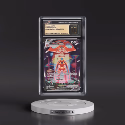 2023 Crown Zenith #GG45/GG70 Deoxys VMAX - Galarian Gallery Holo (CGC 10 PRISTINE)