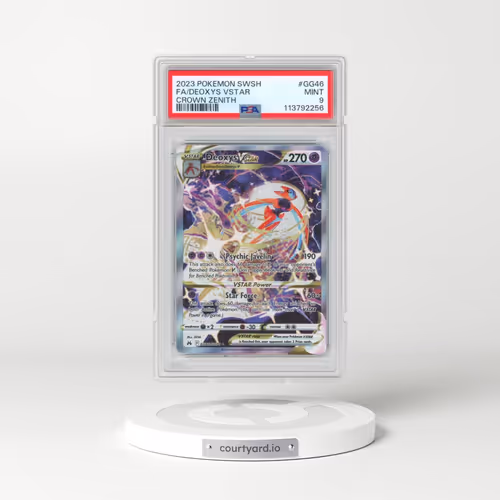 2023 Pokémon Sword and Shield Crown Zenith #GG46 Deoxys Vstar - Full Art (PSA 9 MINT)