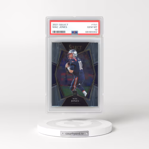 2021 Panini Select #151 Mac Jones (PSA 10 GEM MINT)