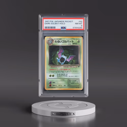1997 Pokémon Rocket #42 Dark Golbat - Holo (PSA 8 NM-MT)