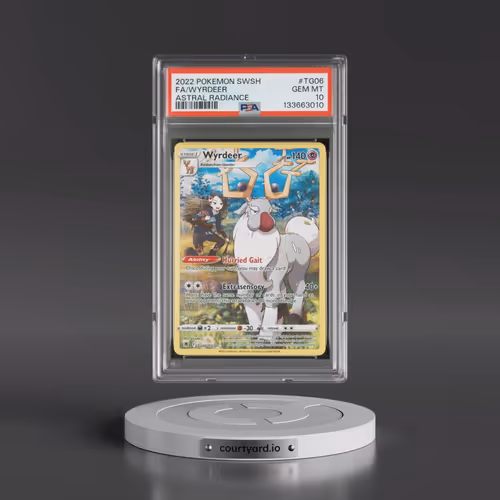 2022 Pokémon Sword & Shield Astral Radiance #TG06 Wyrdeer - Full Art (PSA 10 GEM MINT)