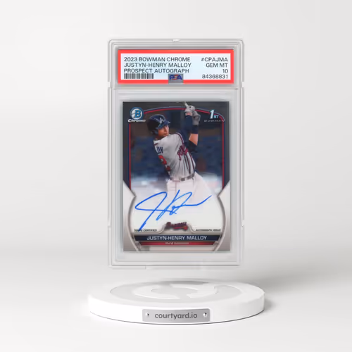 2023 Bowman Chrome Prospect Autographs #CPAJMA Justyn-Henry Malloy (PSA 10 GEM MINT)