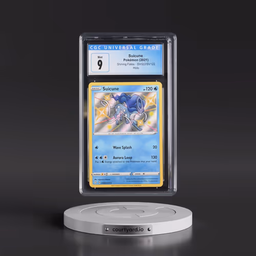 2021 Shining Fates #SV022/SV122 Suicune - Shiny Vault Holo (CGC 9 MINT)
