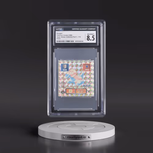 1996 Hyper Sticker Collection Part 1 (1996) #179 Porygon - Prism (CGC 8.5 NM-MT+)