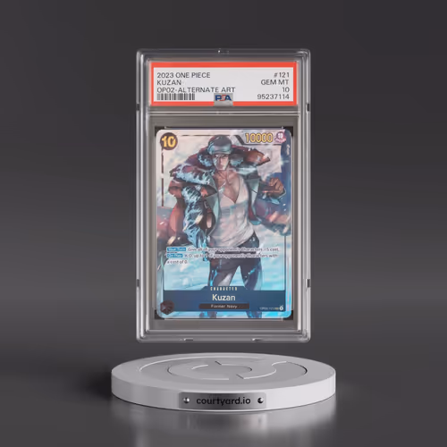 2023 One Piece Paramount War #121 Kuzan - Alternate Art (PSA 10 GEM MINT)