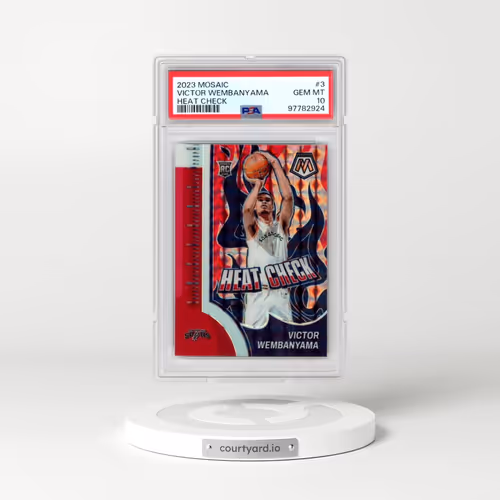 2023 Panini Mosaic Heat Check #3 Victor Wembanyama (PSA 10 GEM MINT)