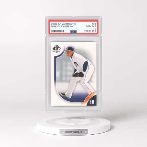 2009 SP Authentic #93 Miguel Cabrera (PSA 10 GEM MINT)