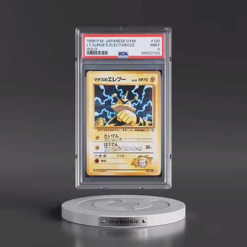 1998 Pokémon Gym #125 LT. Surge's Electabuzz - Holo (PSA 9 MINT)