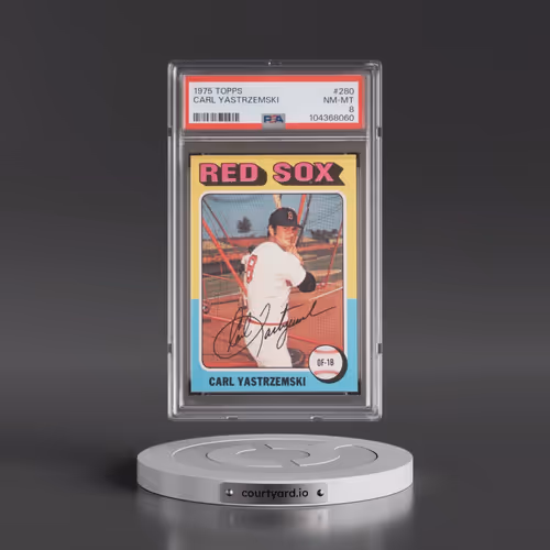 1975 Topps #280 Carl Yastrzemski (PSA 8 NM-MT)