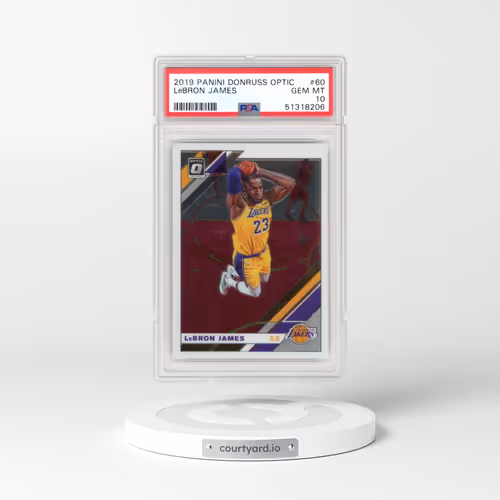2019 Panini Donruss Optic #60 LeBron James (PSA 10 GEM MINT)
