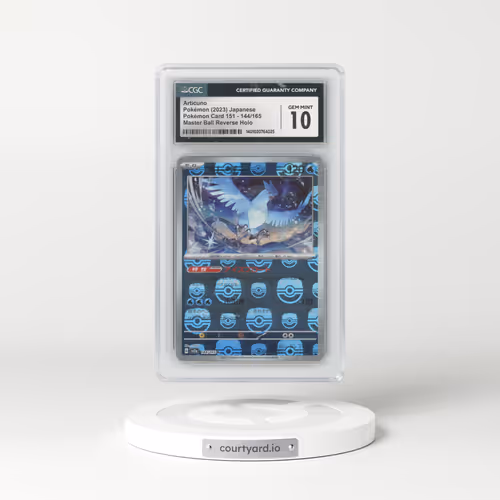 2023 Pokémon Card 151 #144/165 Articuno - Reverse Holo Master Ball (CGC 10 GEM MINT)