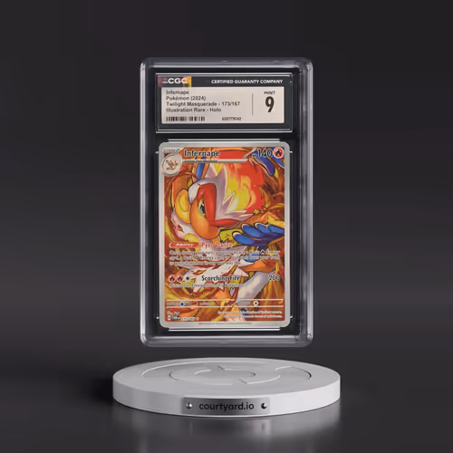 2024 Pokémon Twm EN-Twilight Masquerade #173 Infernape - Illustration Rare (CGC 9 MINT)