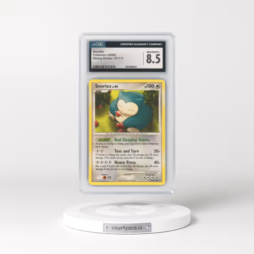 2009 Rising Rivals #81/111 Snorlax (CGC 8.5 NM-MT+)
