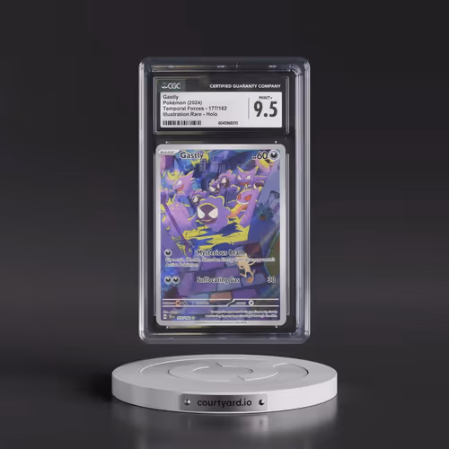 2023 Temporal Forces - TEF EN #177/162 Gastly - Illustration Rare Holo (CGC 9.5 MINT+)