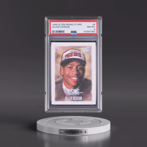 1996 Ultra Rising Stars #6 Allen Iverson (PSA 8 NM-MT)