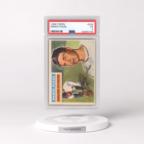 1956 Topps #339 Rance Pless (PSA 5 EX)