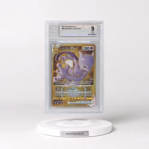 2022 Pokémon GO #086 Mewtwo VSTAR - Secret Rare Holo (BGS 9 MINT)
