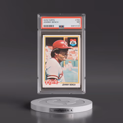 1978 Topps #700 Johnny Bench (PSA 7 NM)