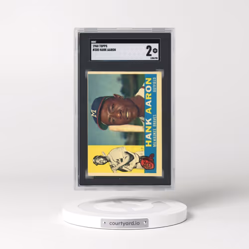 1960 Topps #300 Hank Aaron (SGC 2 GOOD)