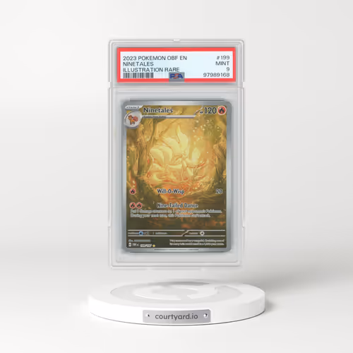 2023 Pokémon Obf EN-Obsidian Flames #199 Ninetales - Illustration Rare (PSA 9 MINT)