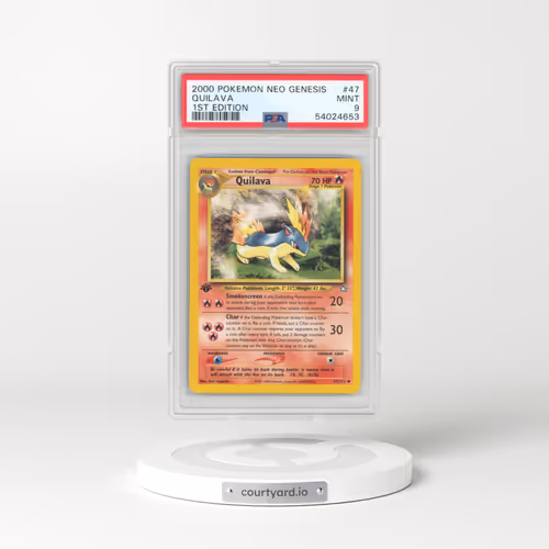 2000 Neo Genesis #47 Quilava - 1st Edition (PSA 9 MINT)