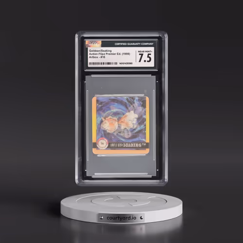 1999 Action Flipz Premier Edition (Artbox) - English #16 Goldeen/Seaking (CGC 7.5 NM+)