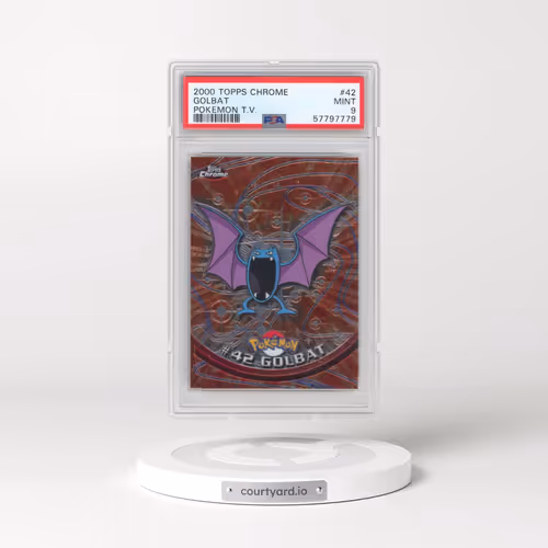 2000 Topps Chrome Pokémon T.V. #42 Golbat (PSA 9 MINT)