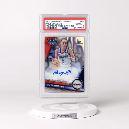 2023 Bowman University Chrome Bowman Chrome Prospects Autographs #PB Paige Bueckers - Lava Refractor