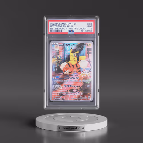 2023 Pokémon SV-P Promo #098 Detective Pikachu - Detective Pikachu Returns Pre-Order (PSA 9 MINT)