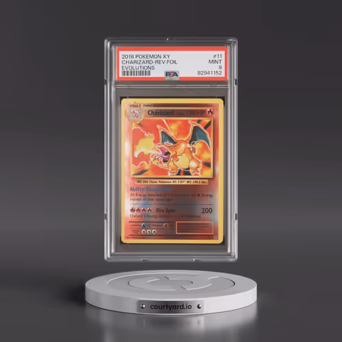 2016 Pokémon XY Evolutions #11 Charizard - Reverse Foil (PSA 9 MINT)