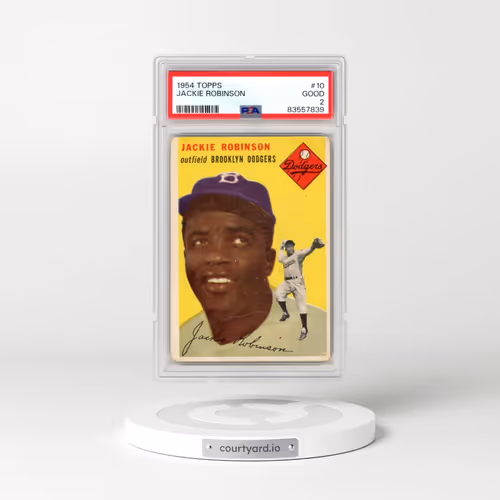 1954 Topps #10 Jackie Robinson (PSA 2 GOOD)
