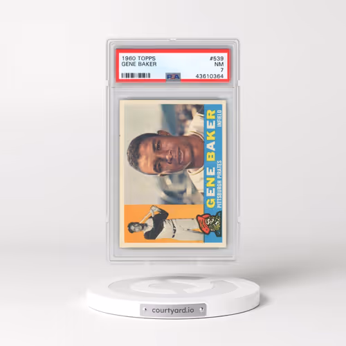 1960 Topps #539 Gene Baker (PSA 7 NM)