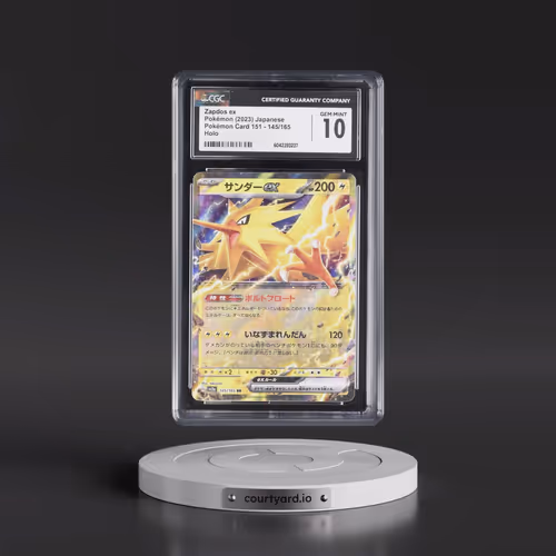 2023 Pokémon Card 151 #145/165 Zapdos ex - Holo (CGC 10 GEM MINT)