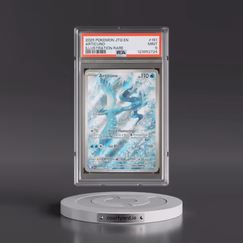 2025 Pokémon Jtg EN-Journey Together #161 Articuno - Illustration Rare (PSA 9 MINT)