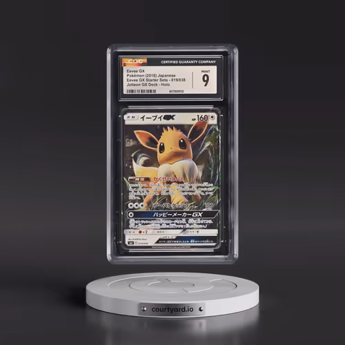 2018 Eevee GX Starter Sets #019/038 Eevee GX - Jolteon GX Deck Holo (CGC 9 MINT)