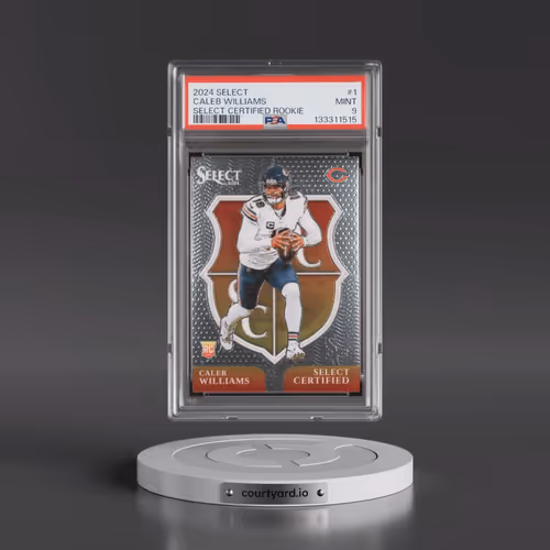 2024 Panini Select Select Certified Rookies #1 Caleb Williams (PSA 9 MINT)
