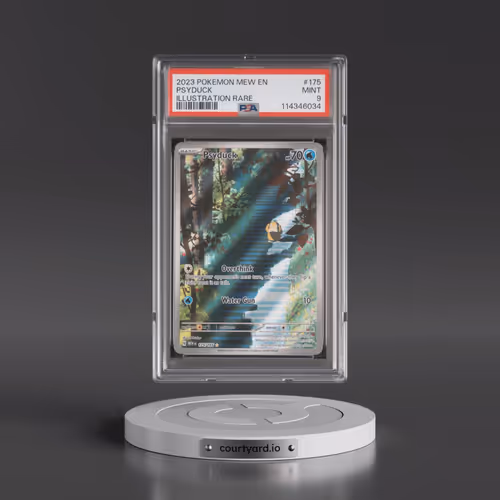 2023 Pokémon Mew EN-151 #175 Psyduck - Illustration Rare (PSA 9 MINT)