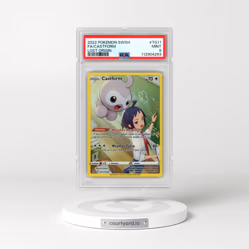 2022 Pokémon Sword & Shield Lost Origin #TG11 Castform - Full Art (PSA 9 MINT)