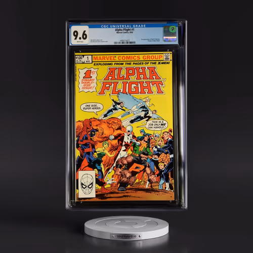 Alpha Flight #1 CGC 9.6 White Pages (Marvel Comics, 8/83) - Universal