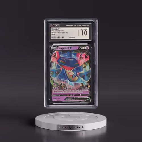 2020 Rebel Clash #092/192 Dragapult V - Holo (CGC 10 GEM MINT)