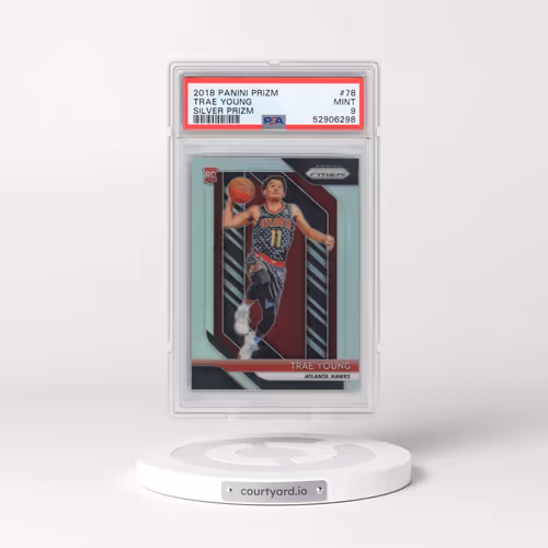 2018 Panini Prizm #78 Trae Young - Silver Prizm (PSA 9 MINT)