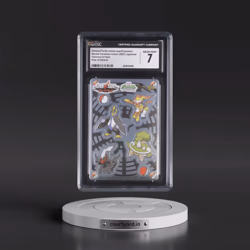 2007 Pokémon Diamond & Pearl ROD Visual Sheet & W Seal Darkrai//Torterra/Infernape/Empoleon - Rise o