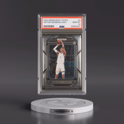 2023 Panini Prizm Draft Picks #2 Victor Wembanyama (PSA 10 GEM MINT)