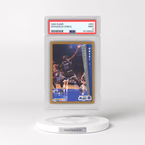 1992 Fleer #401 Shaquille O'Neal (PSA 9 MINT)
