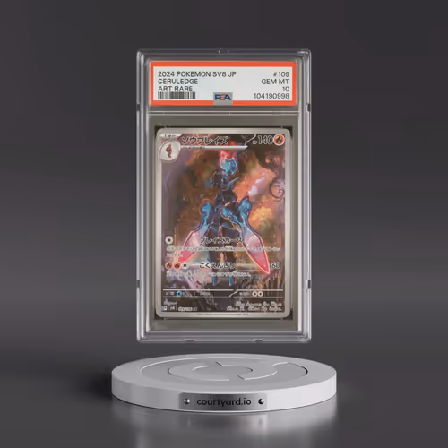 2024 Pokémon SV8-Super Electric Breaker #109 Ceruledge - Art Rare (PSA 10 GEM MINT)
