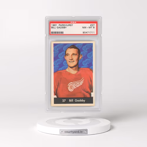 1961 Parkhurst #27 Bill Gadsby (PSA 8 NM-MT)