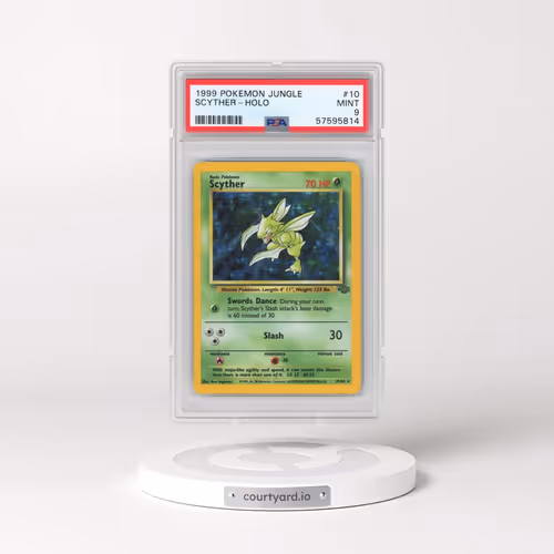 1999 Pokémon Jungle #10 Scyther - Holo (PSA 9 MINT)