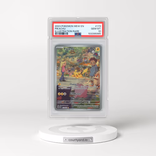 2023 Pokémon Mew EN-151 #173 Pikachu - Illustration Rare (PSA 10 GEM MINT)