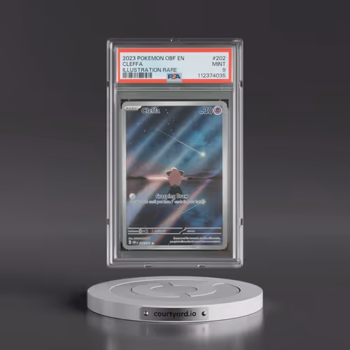 2023 Pokémon Obf EN-Obsidian Flames #202 Cleffa - Illustration Rare (PSA 9 MINT)